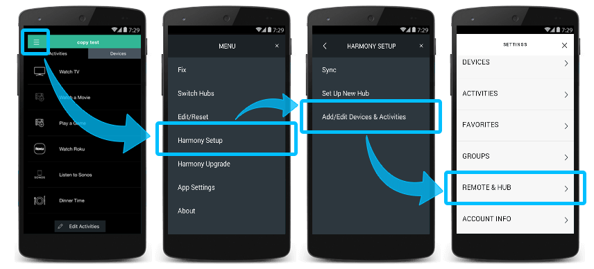 MyHarmony Customize Physical Buttons on Remote