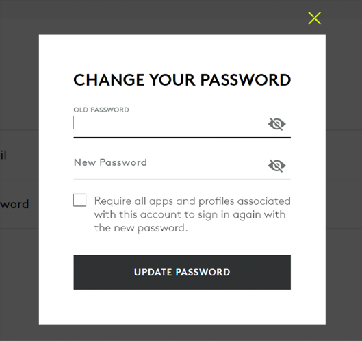 Password Reset