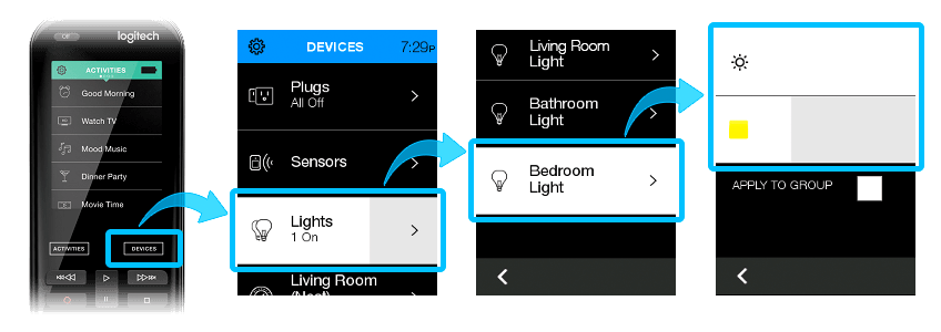 Harmony app Philips Hue Pairing